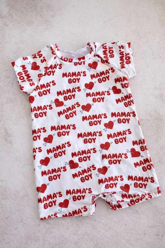 Raglan Romper- Mama's Boy