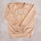Little Sis Puff embroidered sweater