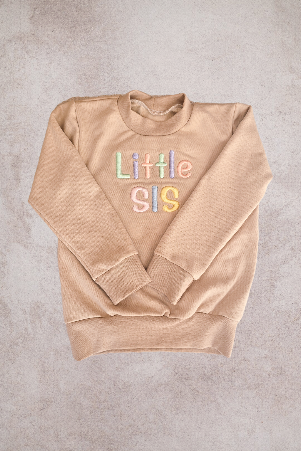 Little Sis Puff embroidered sweater
