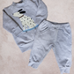 Embroidered Skater Pup Set