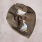 Little Goose Bandana Bib (Olive)