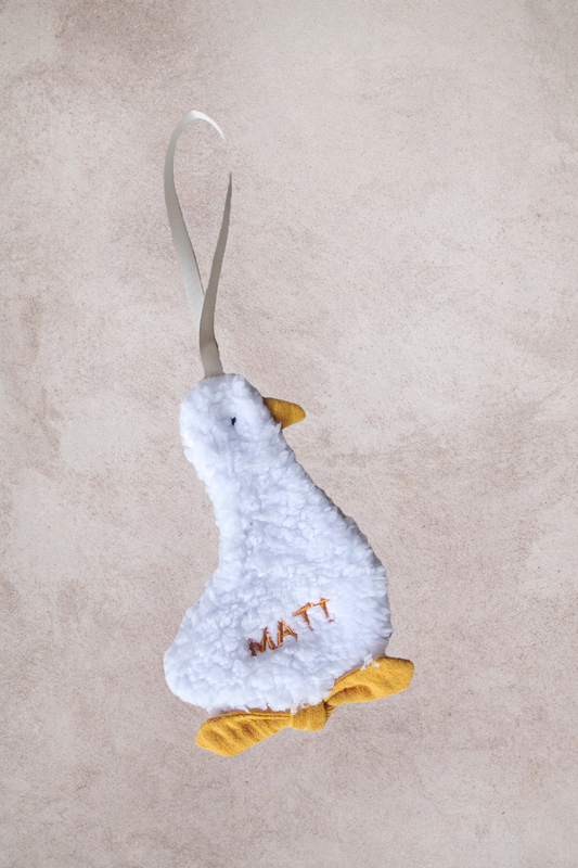 Personalised Goose dummy clip