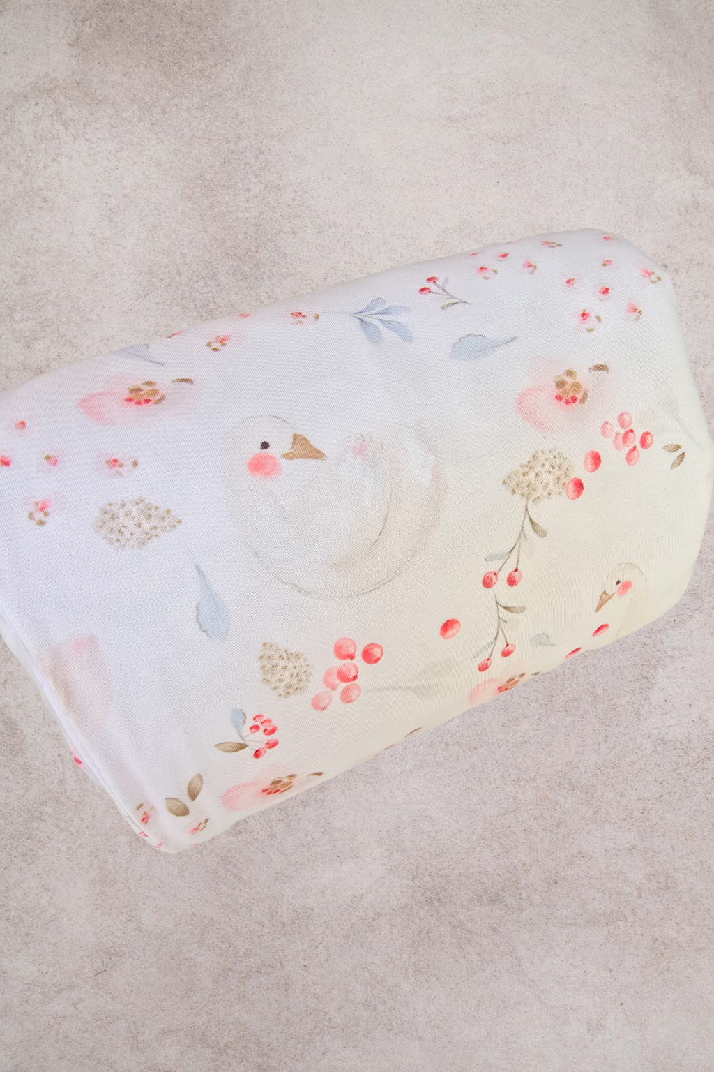 Double Layered Fleece Blanket- Magical Swan