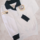 Rugby Jersey- Bottle green/ White (No personalisation)