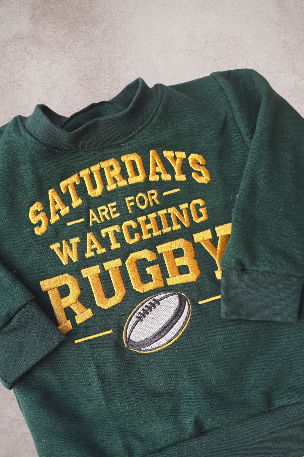 Sweater- Saturday's are for watching Rygby