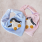 Penguin applique Bandana Bib
