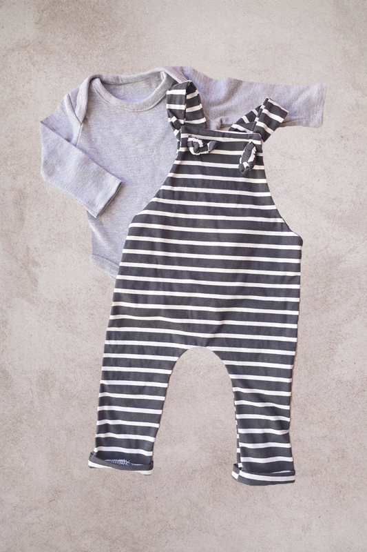 Little Stripe Dungaree Set