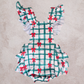 Frilly Christmas Romper- Christmas Plaids