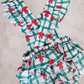 Frilly Christmas Romper- Christmas Plaids