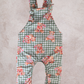 Overall Christmas Romper- Teddies