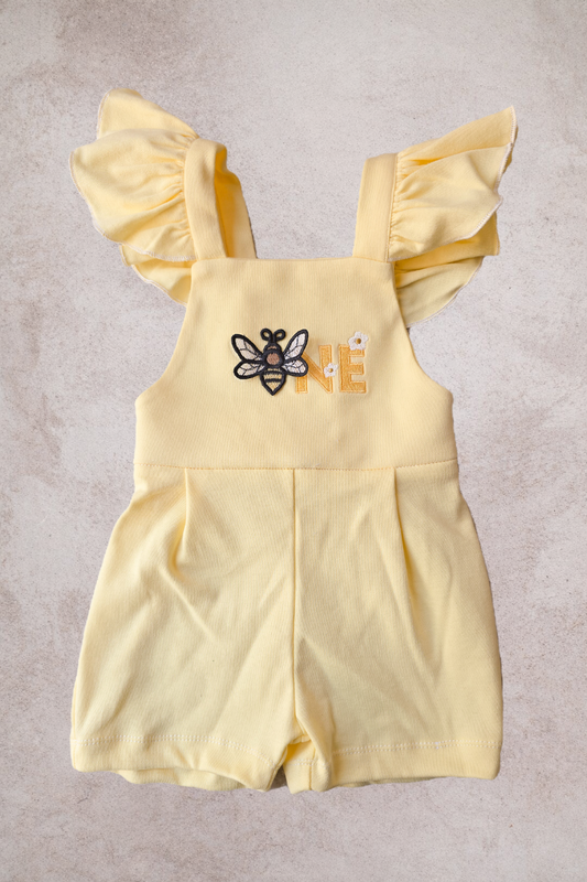 3D (Bee)One embroidered Romper