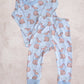 Matching Easter PJ set- Blue Chocolate bunnies