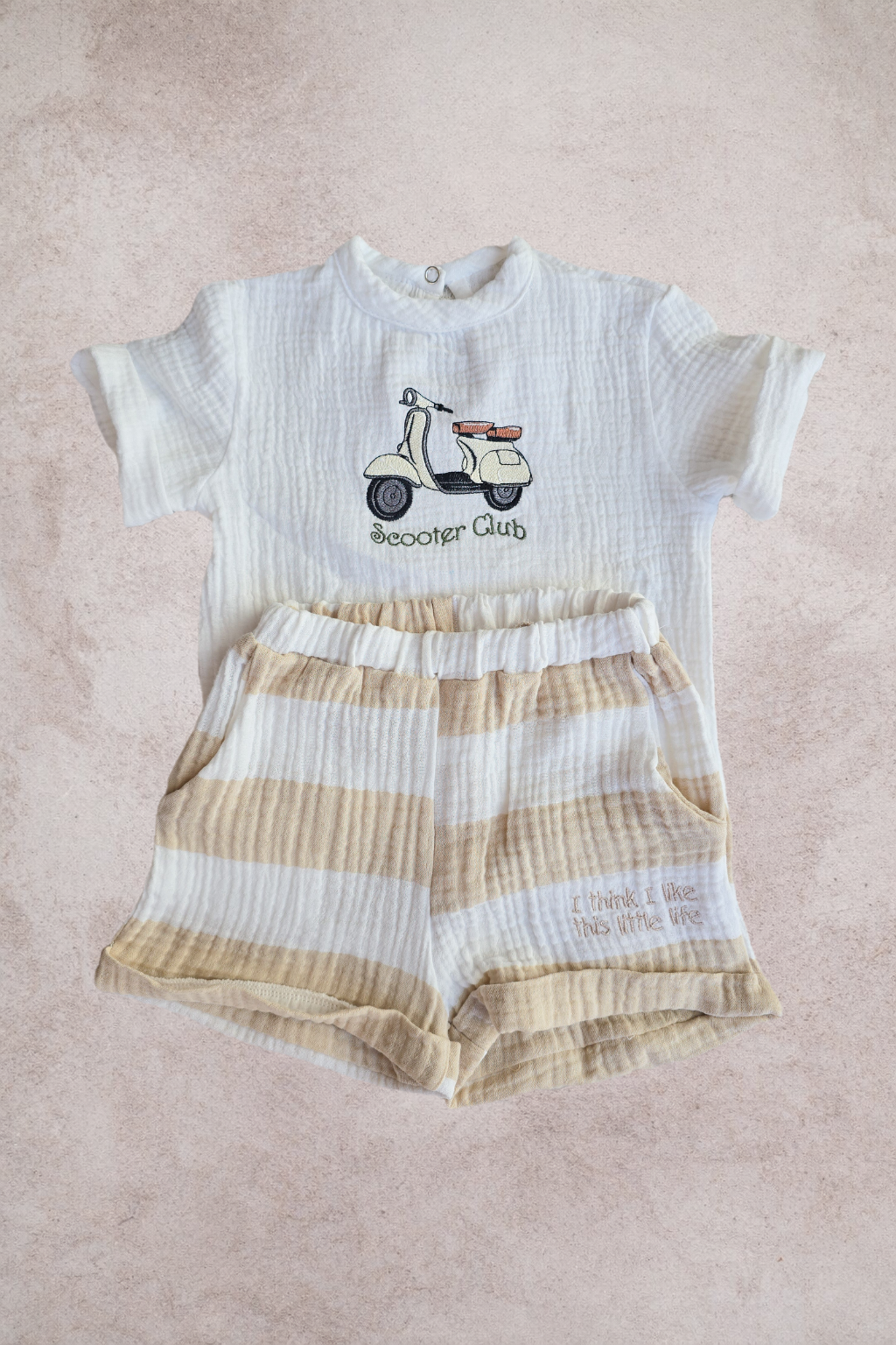 Striped Scooter Club set
