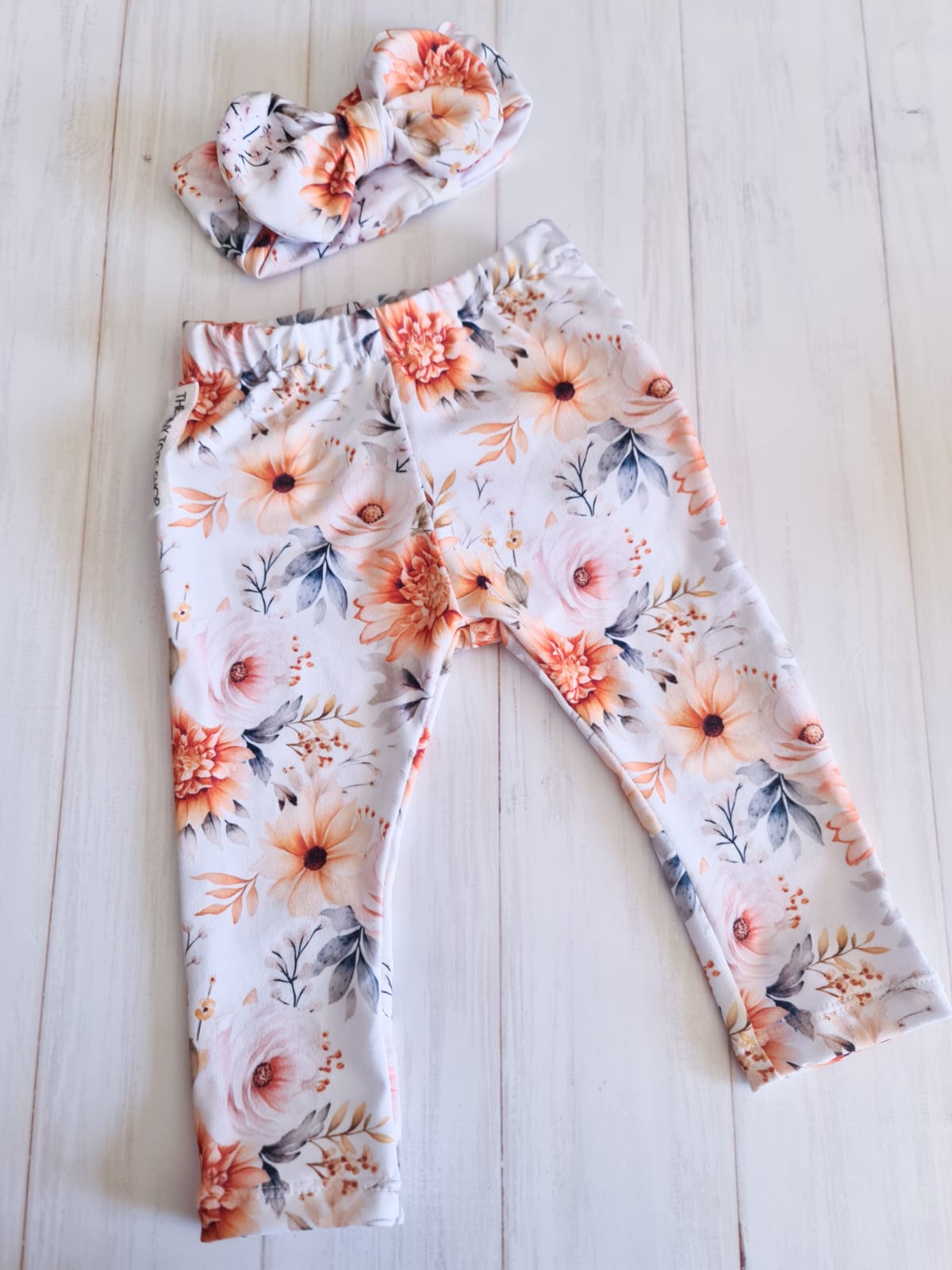 Leggings with Frilly detail- Rise and Shine