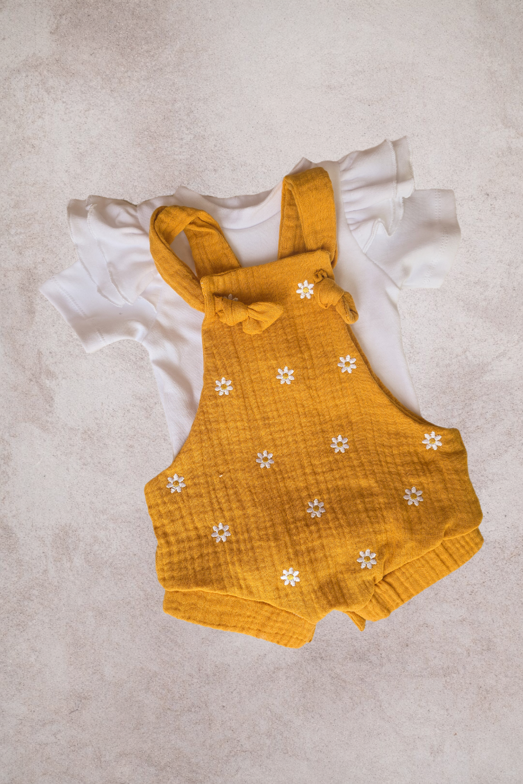 Daisy Embroidered Romper