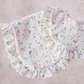 Frilly Bib- Rosie Garden