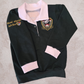 Rugby Jersey- Bottle green/ White (No personalisation)