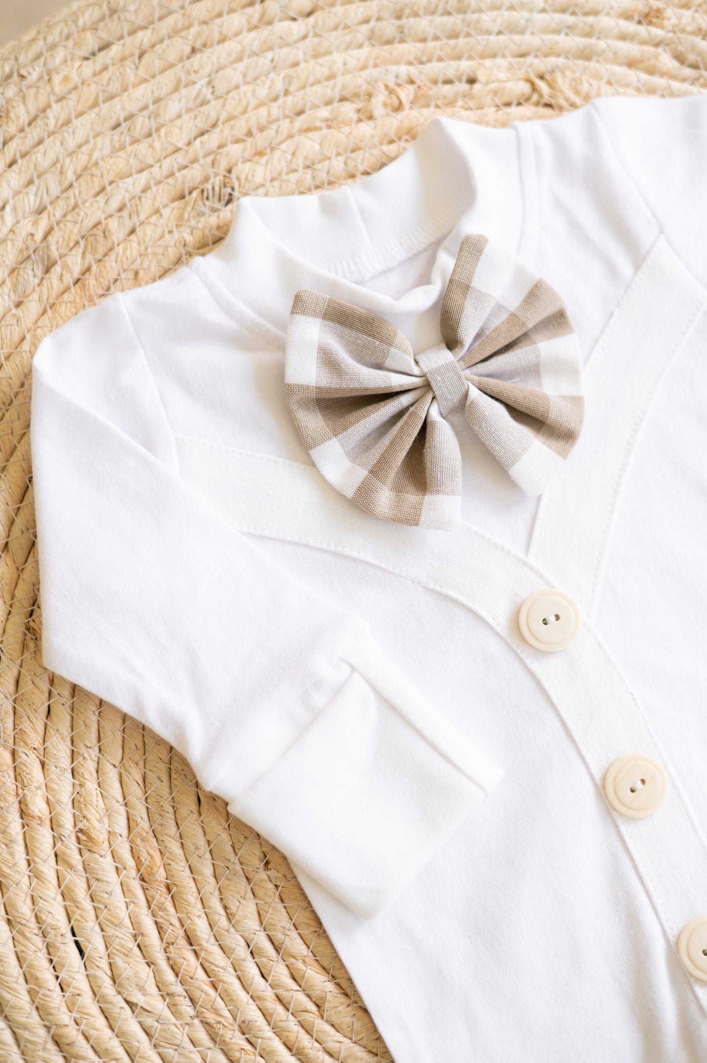 Boys Bow Tie romper