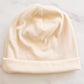 Slouch Beanie- Cream Rib Knit